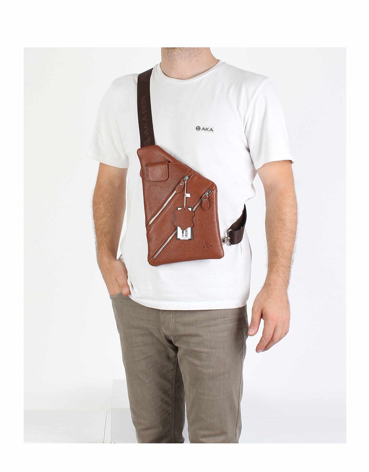 Genuine Leather Crossbody Bag 119 6