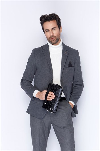 Aka Deri Siyah El Çantası 365 12