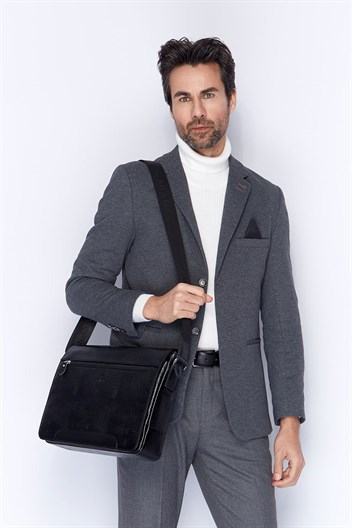 Genuine Leather Shoulder Bag 385 10