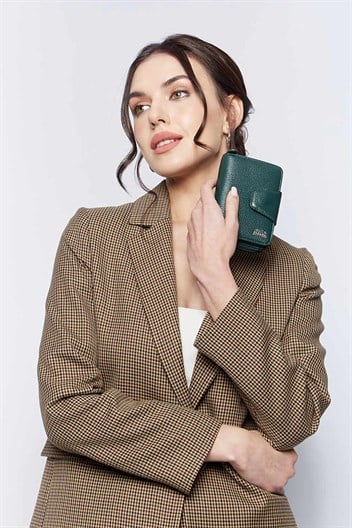 Genuine Leather Womens Wallet 402 -21