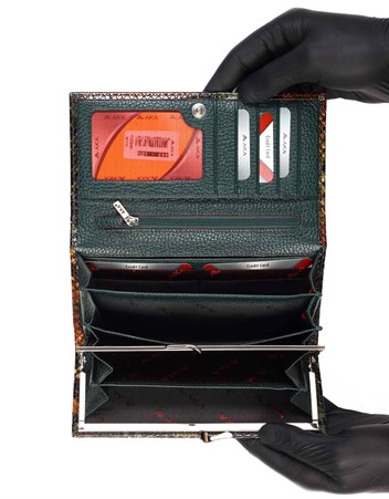 Genuine Leather Womens Wallet 443 -105