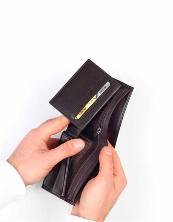 Aka Genuine Leather Mens Wallet 537 -3