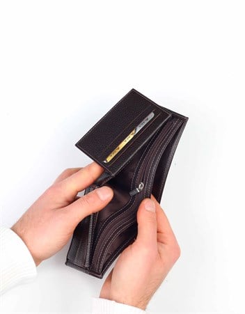 Aka Genuine Leather Mens Wallet 537 -4