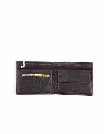 Aka Genuine Leather Mens Wallet 537 -4