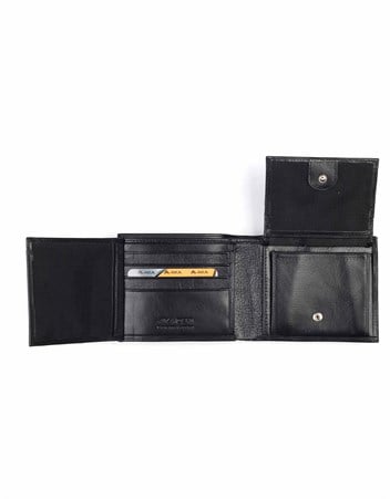 Aka Genuine Leather Mens Wallet 550 -1
