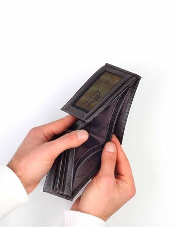 Aka Genuine Leather Mens Wallet 550 -4