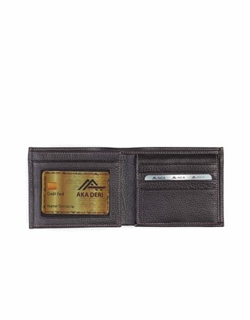 Aka Genuine Leather Mens Wallet 550 -4