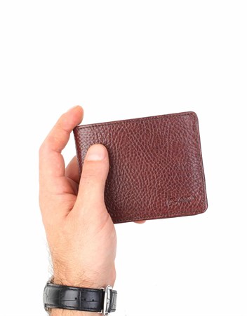 Aka Deri Kahverengi Erkek Cüzdanı 602 -61