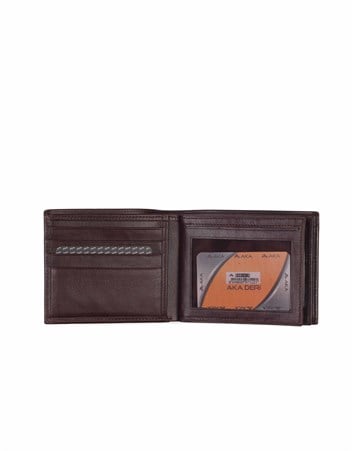 Aka Genuine Leather Mens Wallet 616 -3