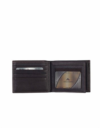 Aka Genuine Leather Mens Wallet 616 -4