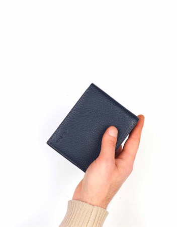 Aka Deri Lacivert Erkek Cüzdanı 737 -17