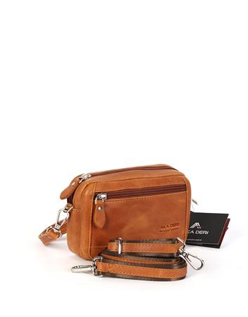 Aka Deri Craz Açık Taba El Çantası 112 113