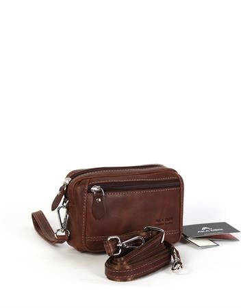 Aka Deri Craz Kahve El Çantası 112 110