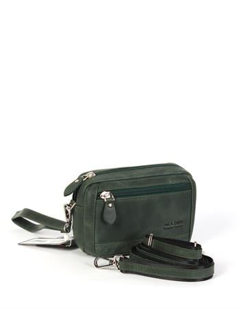 Aka Deri Craz Yeşil El Çantası 112 r128