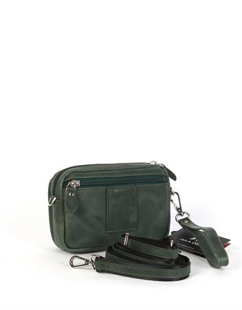 Aka Deri Craz Yeşil El Çantası 112 r128