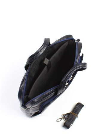 Aka Deri Lacivert Laptop Evrak Çantası 246 62