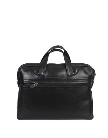 Aka Deri Siyah Evrak Çantası 298 1