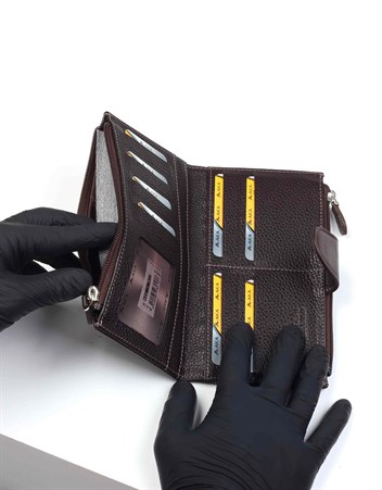 Aka Deri Kadın Cüzdanı 821 4