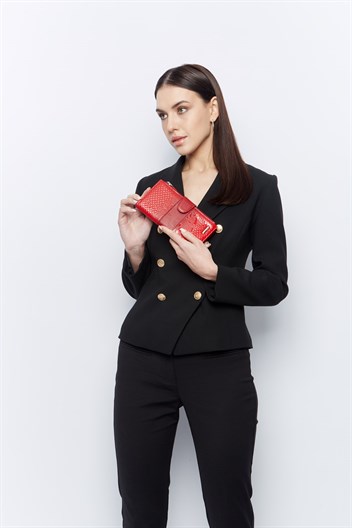 Aka Deri Kadın Cüzdanı 821 71