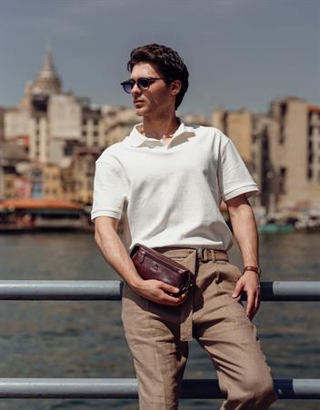 Aka Deri Kahverengi El Çantası 116 61