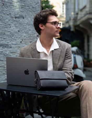 Aka Deri Kahverengi El Çantası 309 4