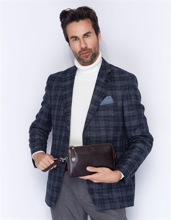 Aka Deri Kahverengi El Çantası 319 4