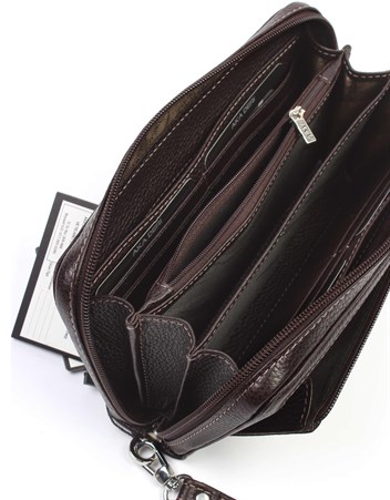 Aka Deri Kahverengi El Çantası 334 4