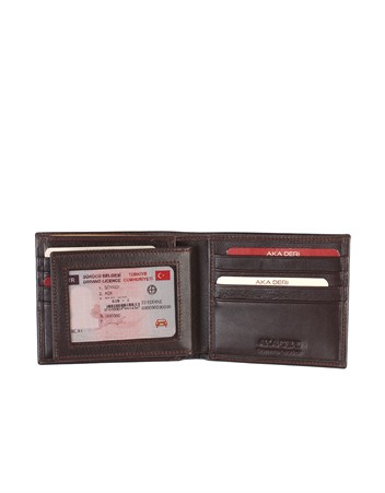 Aka Genuine Leather Mens Wallet 619 -3
