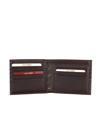 Aka Genuine Leather Mens Wallet 619 -4