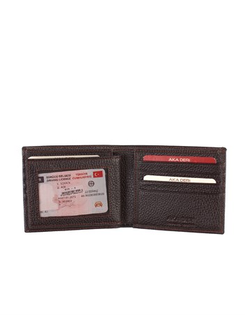 Aka Genuine Leather Mens Wallet 619 -4