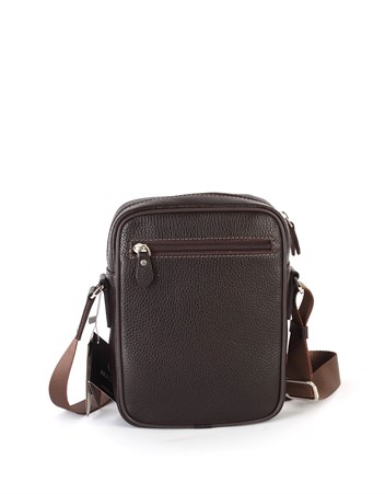 Aka Deri Kahverengi Omuz Çantası 328 4