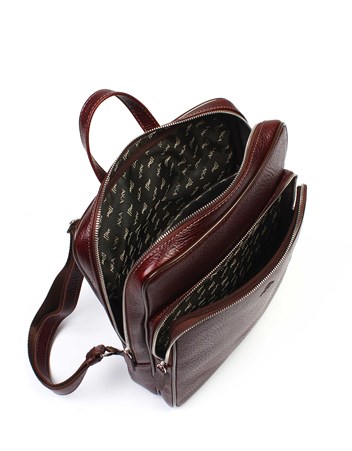 Aka Deri Kahverengi Sırt Çantası 905 61