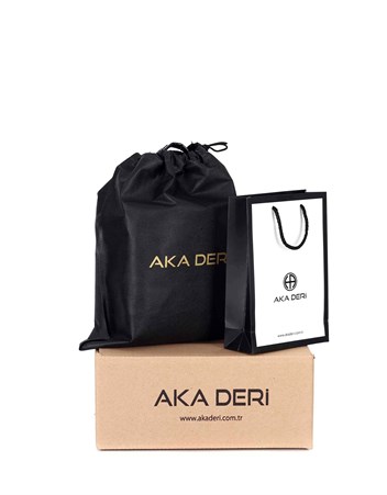 Aka Deri Lacivert El ve Omuz Çantası 345 17