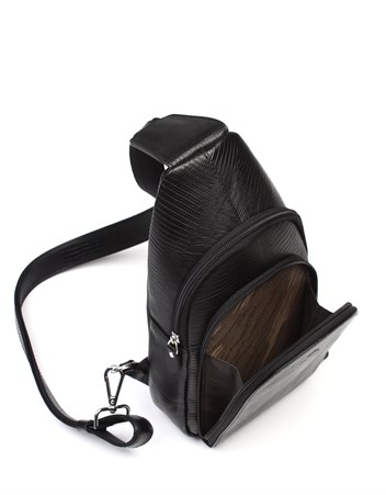 Aka Deri Siyah Çapraz Çanta 314 10