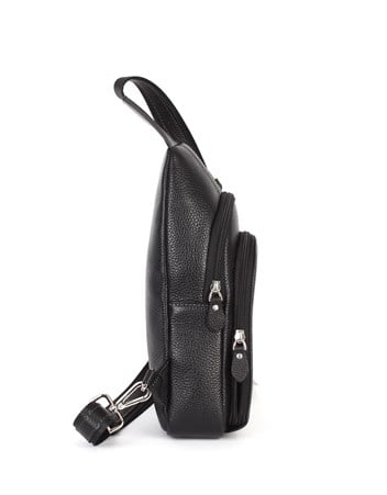 Aka Deri Siyah Çapraz Çanta 314 2
