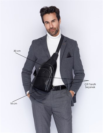 Genuine Leather Shoulder Bag - 314 - 60