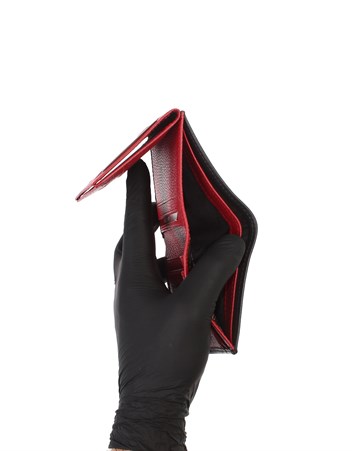 Aka Deri Siyah Kırmızı Erkek Cüzdanı 525 -2/8