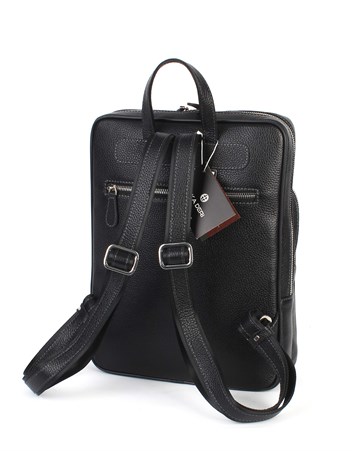 Aka Deri Siyah Sırt Çantası 905 2