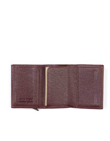 Bordo Mekanizmalı Deri Kartlık Cüzdanı 5004 70