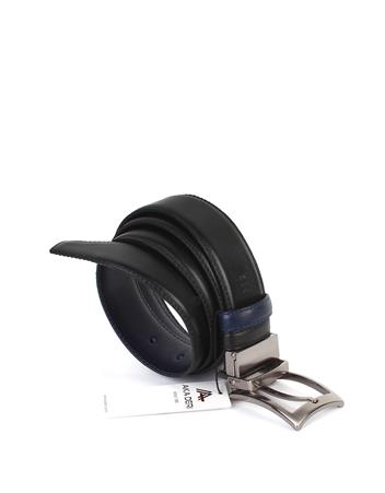 Çift Taraflı Deri Klasik Erkek Kemeri s8003