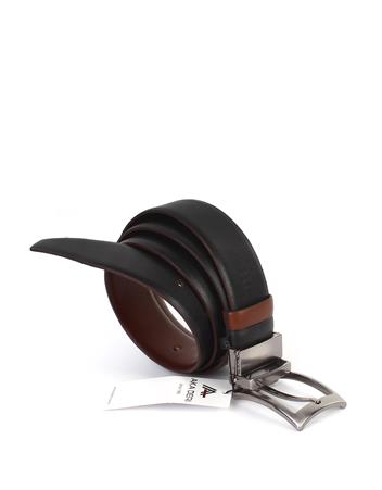 Çift Taraflı Deri Klasik Erkek Kemeri s8004