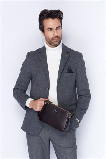 Aka Deri Kahverengi El Çantası 117 4