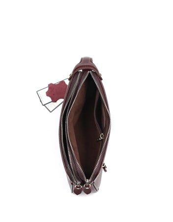 Aka Deri Bordo El Çantası 117 70