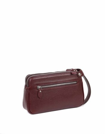 Aka Deri Bordo El Çantası 117 70