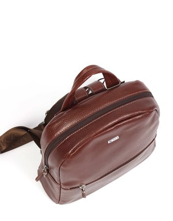 Aka Deri Kahverengi Sırt Çantası 332 61