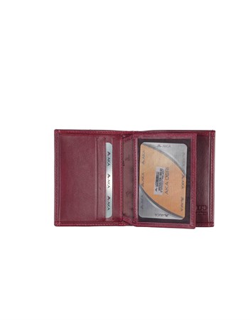 Aka Deri Bordo Erkek Cüzdanı 501 -108