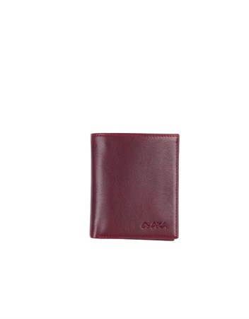 Aka Deri Bordo Erkek Cüzdanı 501 -108