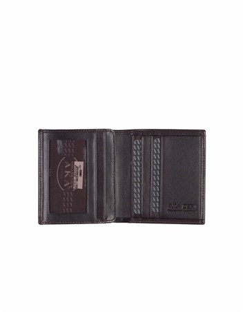 Aka Deri Kahverengi Erkek Cüzdanı 557 -3