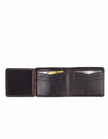 Aka Deri Kahverengi Erkek Cüzdanı 602 -3