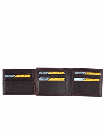 Aka Genuine Leather Mens Wallet 539 -3